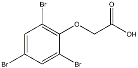 (2,4,6-tribromophenoxy)acetic acid Structure