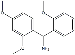 (2,4-dimethoxyphenyl)(2-methoxyphenyl)methanamine Struktur