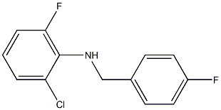 (2-chloro-6-fluorophenyl)(4-fluorophenyl)methylamine Structure