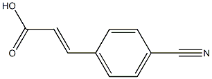 (2E)-3-(4-cyanophenyl)prop-2-enoic acid Struktur