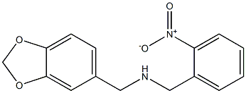 (2H-1,3-benzodioxol-5-ylmethyl)[(2-nitrophenyl)methyl]amine
