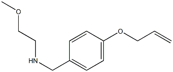 (2-methoxyethyl)({[4-(prop-2-en-1-yloxy)phenyl]methyl})amine