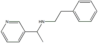 (2-phenylethyl)[1-(pyridin-3-yl)ethyl]amine Structure