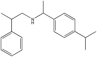 (2-phenylpropyl)({1-[4-(propan-2-yl)phenyl]ethyl})amine