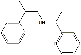 (2-phenylpropyl)[1-(pyridin-2-yl)ethyl]amine Struktur