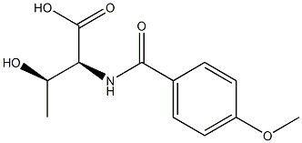 (2S,3R)-3-hydroxy-2-[(4-methoxybenzoyl)amino]butanoic acid Structure