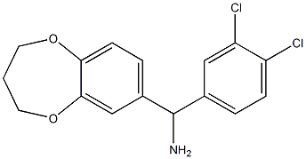 (3,4-dichlorophenyl)(3,4-dihydro-2H-1,5-benzodioxepin-7-yl)methanamine|