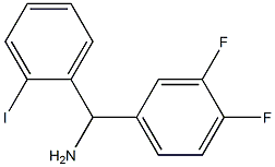 (3,4-difluorophenyl)(2-iodophenyl)methanamine Struktur