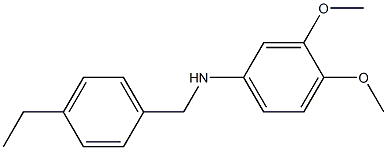 (3,4-dimethoxyphenyl)(4-ethylphenyl)methylamine Structure
