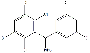 (3,5-dichlorophenyl)(2,3,5,6-tetrachlorophenyl)methanamine Structure