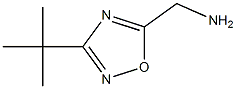 (3-tert-butyl-1,2,4-oxadiazol-5-yl)methanamine 化学構造式