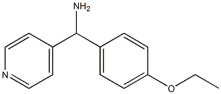 (4-ethoxyphenyl)(pyridin-4-yl)methanamine Structure