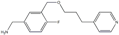 (4-fluoro-3-{[3-(pyridin-4-yl)propoxy]methyl}phenyl)methanamine