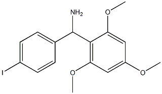 (4-iodophenyl)(2,4,6-trimethoxyphenyl)methanamine Struktur
