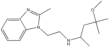 (4-methoxy-4-methylpentan-2-yl)[2-(2-methyl-1H-1,3-benzodiazol-1-yl)ethyl]amine