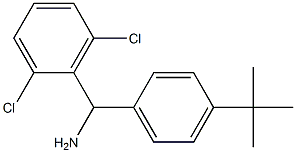 (4-tert-butylphenyl)(2,6-dichlorophenyl)methanamine Struktur