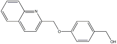 [4-(quinolin-2-ylmethoxy)phenyl]methanol Structure