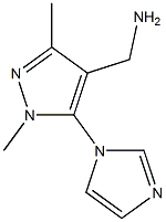 [5-(1H-imidazol-1-yl)-1,3-dimethyl-1H-pyrazol-4-yl]methanamine