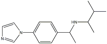 {1-[4-(1H-imidazol-1-yl)phenyl]ethyl}(3-methylbutan-2-yl)amine