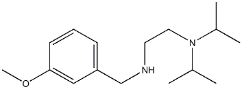 {2-[bis(propan-2-yl)amino]ethyl}[(3-methoxyphenyl)methyl]amine Structure