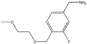 {3-fluoro-4-[(2-methoxyethoxy)methyl]phenyl}methanamine