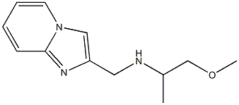 {imidazo[1,2-a]pyridin-2-ylmethyl}(1-methoxypropan-2-yl)amine Struktur