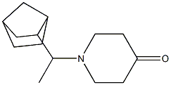 1-(1-bicyclo[2.2.1]hept-2-ylethyl)piperidin-4-one Structure