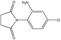 1-(2-amino-4-chlorophenyl)pyrrolidine-2,5-dione Structure
