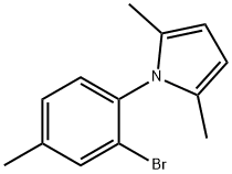 1-(2-bromo-4-methylphenyl)-2,5-dimethyl-1H-pyrrole Structure