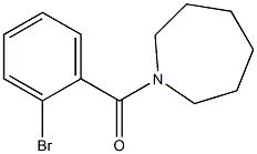 1-(2-ブロモベンゾイル)アゼパン 化学構造式