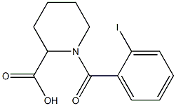 1-(2-iodobenzoyl)piperidine-2-carboxylic acid