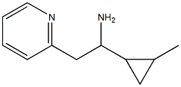1-(2-methylcyclopropyl)-2-(pyridin-2-yl)ethan-1-amine Structure