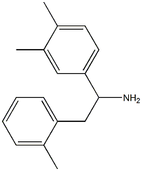 1-(3,4-dimethylphenyl)-2-(2-methylphenyl)ethan-1-amine Structure