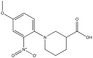 1-(4-methoxy-2-nitrophenyl)piperidine-3-carboxylic acid