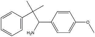 1-(4-methoxyphenyl)-2-methyl-2-phenylpropan-1-amine|