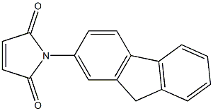 1-(9H-fluoren-2-yl)-2,5-dihydro-1H-pyrrole-2,5-dione Structure