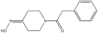 1-(phenylacetyl)piperidin-4-one oxime Structure