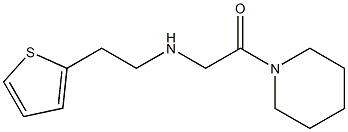 1-(piperidin-1-yl)-2-{[2-(thiophen-2-yl)ethyl]amino}ethan-1-one