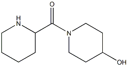 1-(piperidin-2-ylcarbonyl)piperidin-4-ol Structure