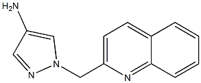1-(quinolin-2-ylmethyl)-1H-pyrazol-4-amine Structure