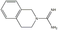 1,2,3,4-tetrahydroisoquinoline-2-carboximidamide Struktur