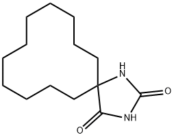 1,3-diazaspiro[4.11]hexadecane-2,4-dione 结构式