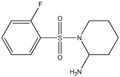 1-[(2-fluorobenzene)sulfonyl]piperidin-2-amine