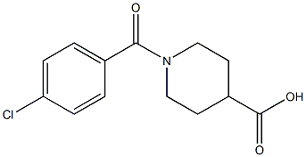 1-[(4-chlorophenyl)carbonyl]piperidine-4-carboxylic acid