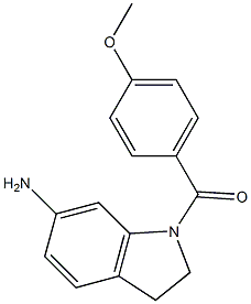 1-[(4-methoxyphenyl)carbonyl]-2,3-dihydro-1H-indol-6-amine