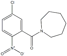 1-[(5-chloro-2-nitrophenyl)carbonyl]azepane Struktur