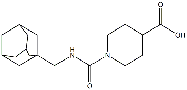 1-[(Adamantan-1-ylmethyl)-carbamoyl]-piperidine-4-carboxylic acid