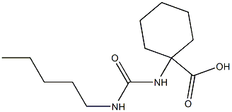 1-[(pentylcarbamoyl)amino]cyclohexane-1-carboxylic acid