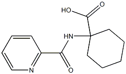 1-[(pyridin-2-ylcarbonyl)amino]cyclohexanecarboxylic acid Structure