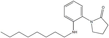 1-[2-(octylamino)phenyl]pyrrolidin-2-one Structure